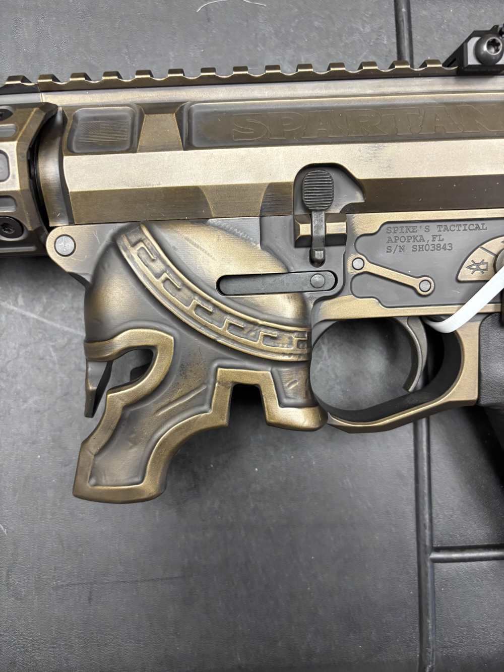 NIB SPIKES TACTICAL “SPARTAN”  BRONZE AR-15 5.56 RIFLE. NO RESERVE -img-5