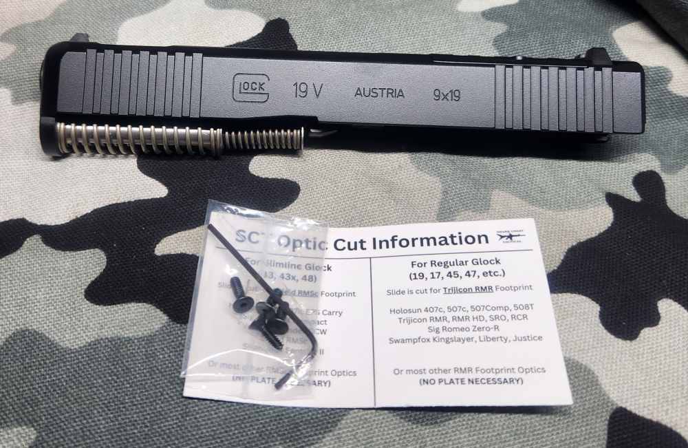 Glock G19 Gen 5 9MM "V" Series  RMR ready Optic  SCT Custom Ported-img-0
