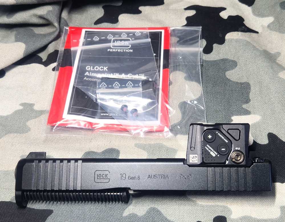 Glock 19 Gen 6 Aimpoint COA 9MM Complete Slide Optic Included New-img-0