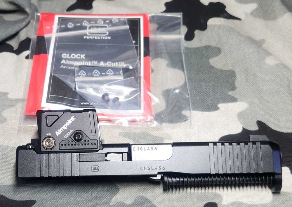 Glock 19 Gen 6 Aimpoint COA 9MM Complete Slide Optic Included New-img-1