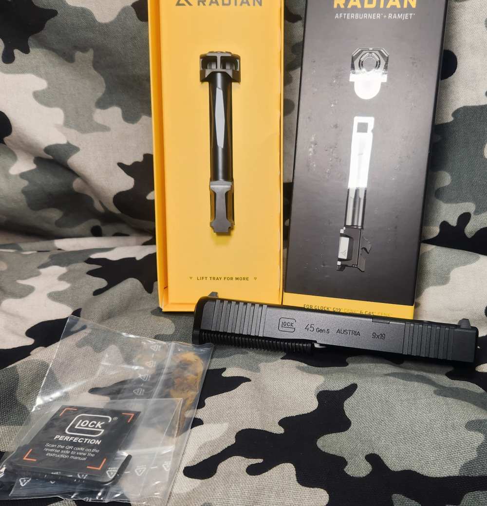 Glock 19/45 Gen 6 Complete Slide Optic Ready Afterburner & Ramjet Included-img-1