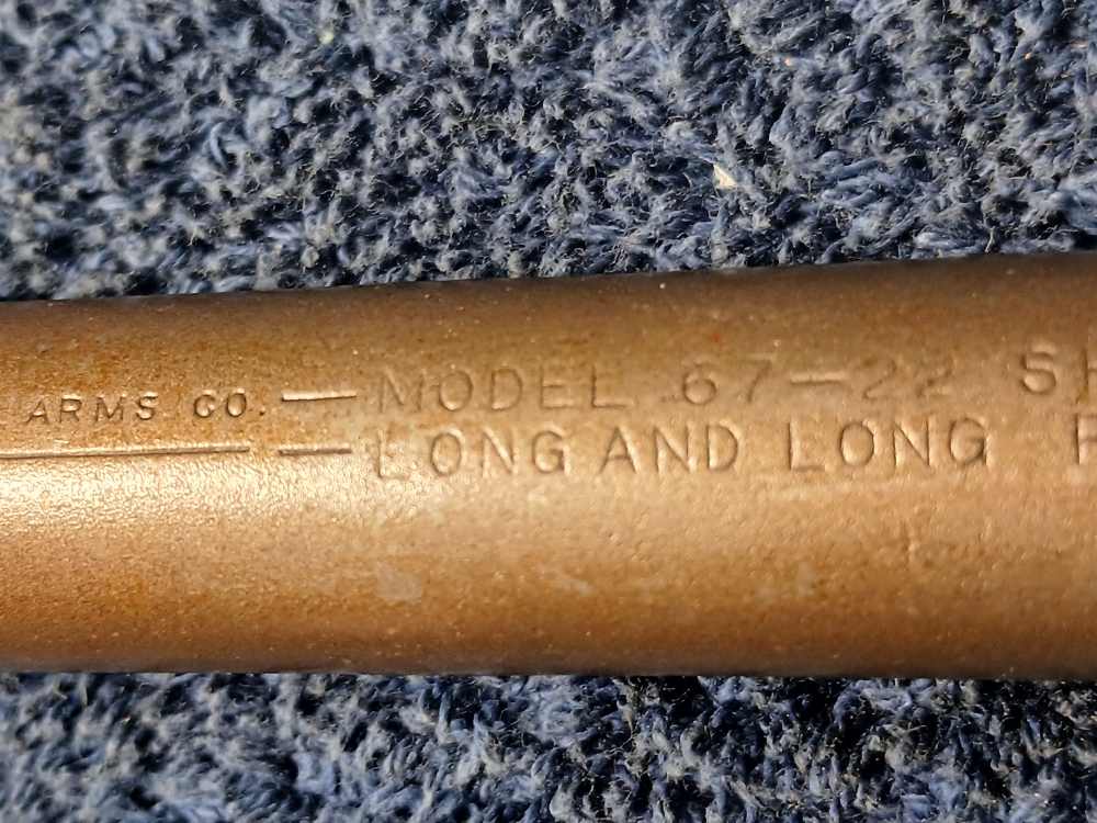 WINCHESTER MODEL 67 .22  RIFLE BARREL W/SIGHTS  P-2069-img-3
