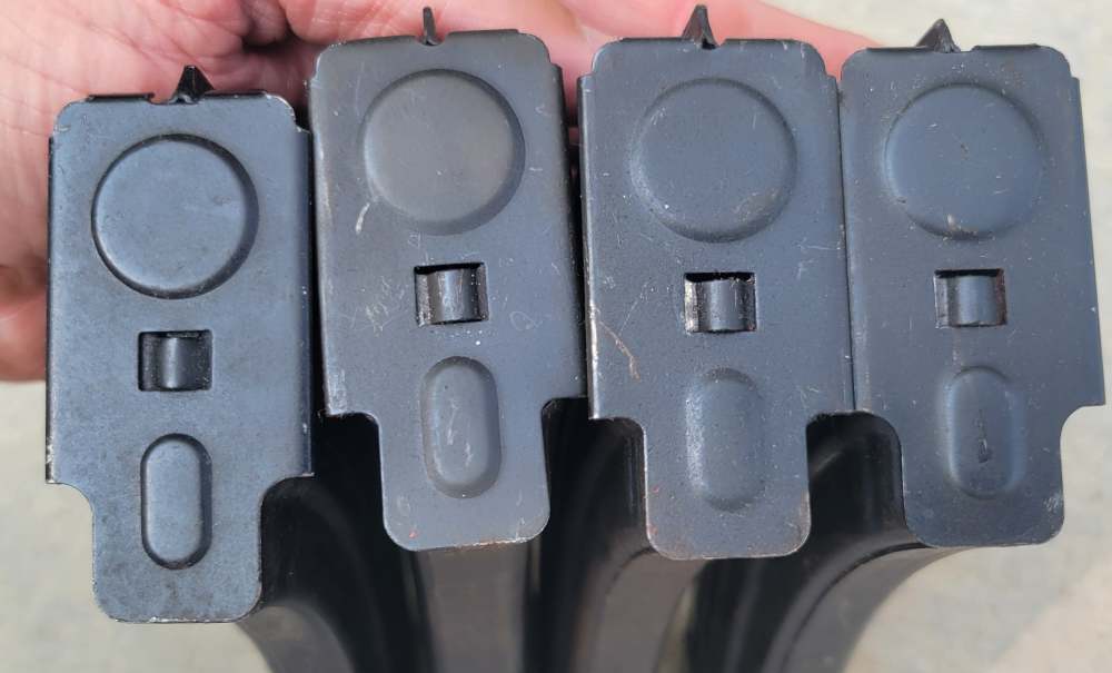 4 Military Surplus 30rd Steel AK47 7.62x39mm Magazines & Pouch Polish-img-7
