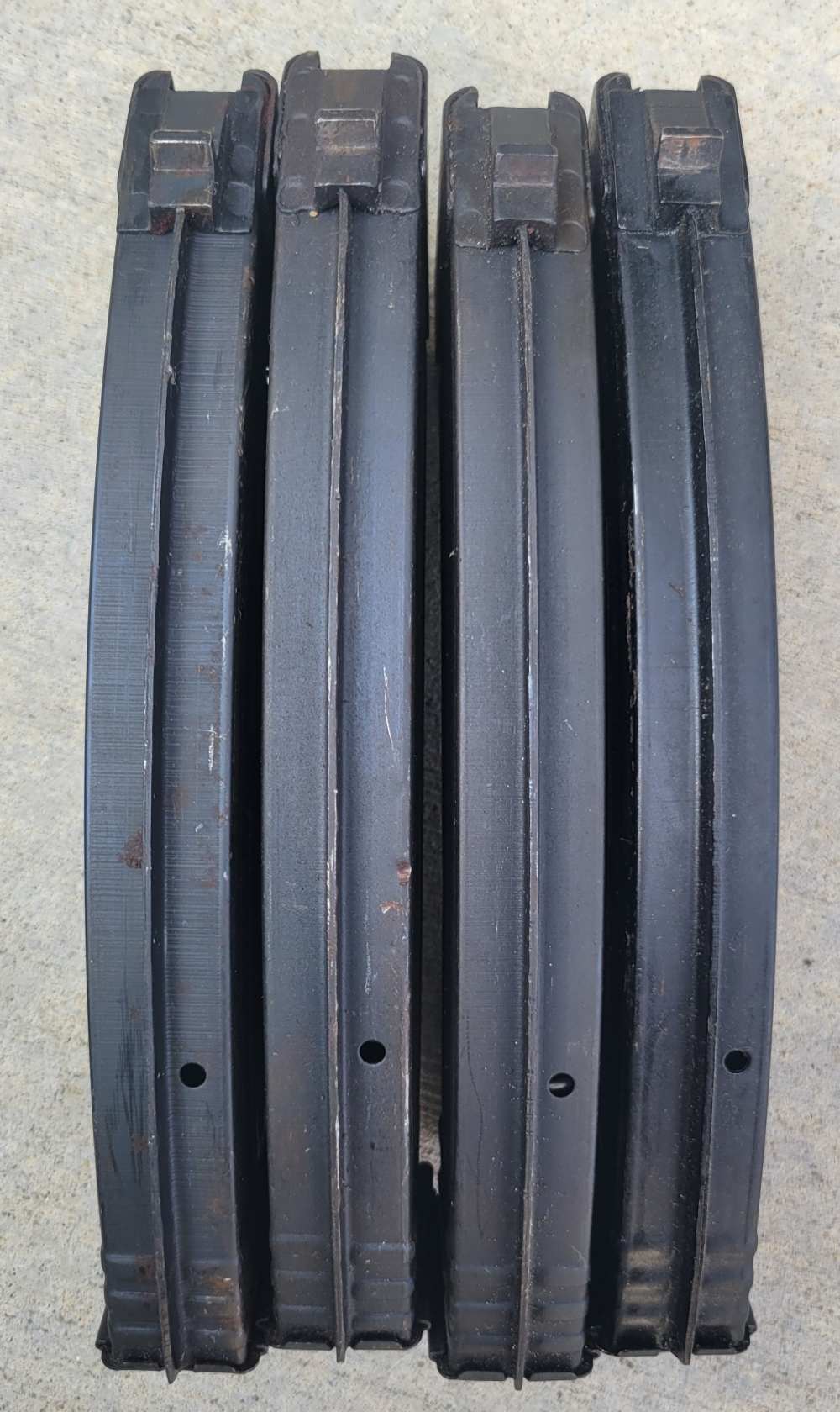 4 Military Surplus 30rd Steel AK47 7.62x39mm Magazines & Pouch Polish-img-5