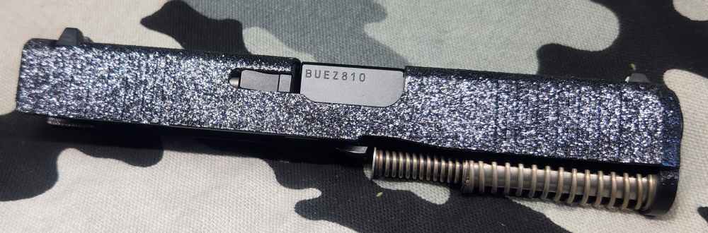 Glock G45 Complete slide 9MM Black Custom Finish  Discontinued -img-0