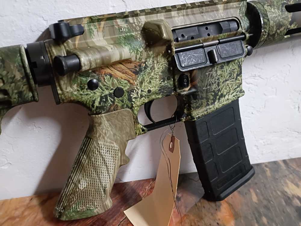 Remington R-15 VTR .223 Camo semi auto rifle fluted barrel VERY HARD TO F-img-1