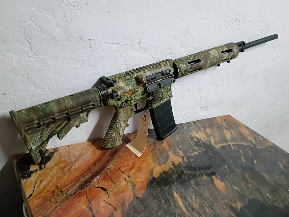 Remington R-15 VTR .223 Camo semi auto rifle fluted barrel VERY HARD TO F-img-0