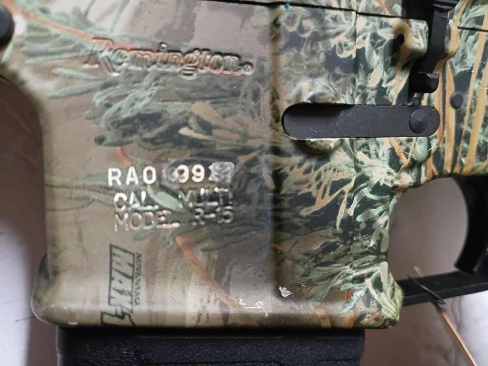 Remington R-15 VTR .223 Camo semi auto rifle fluted barrel VERY HARD TO F-img-8