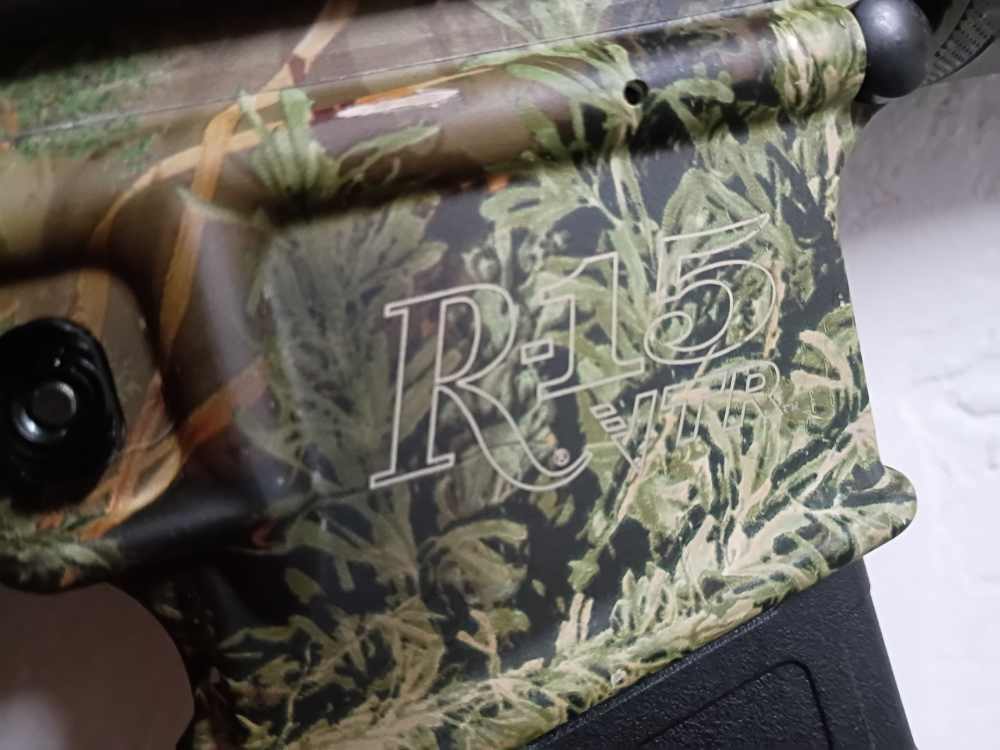 Remington R-15 VTR .223 Camo semi auto rifle fluted barrel VERY HARD TO F-img-3