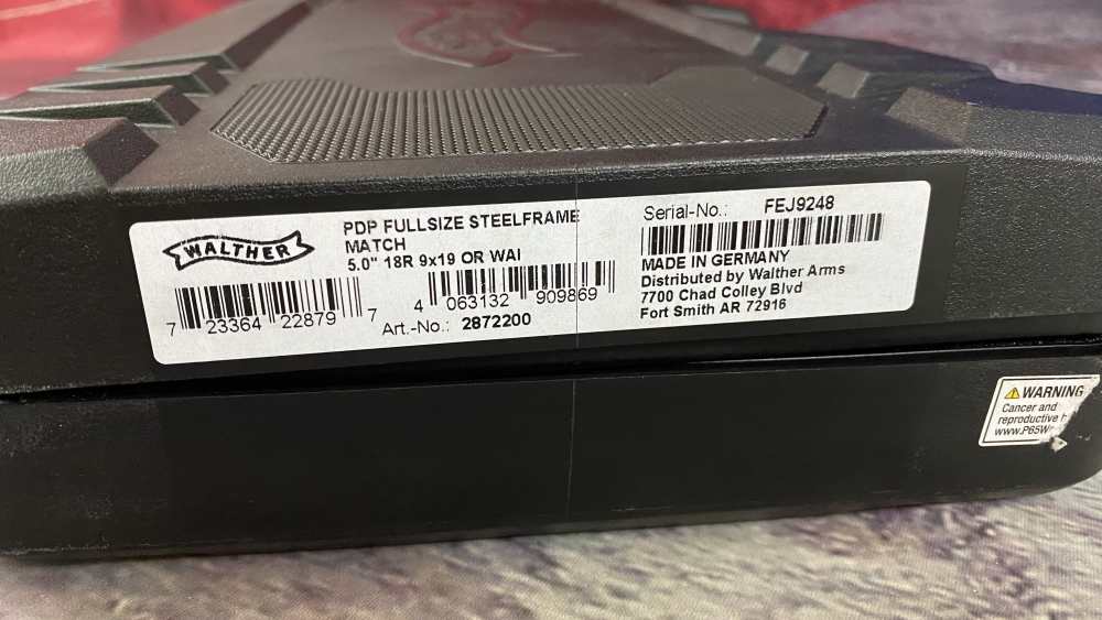 Walther PDP Steel Frame Match Full Size 5" 2872200 - up to 4 months Layaway-img-7