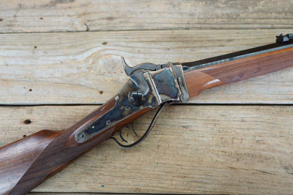 Pedersoli Sharps Model 1874 BPCR Target Rifle 45-70 Govt 32in LIKE NEW -img-73