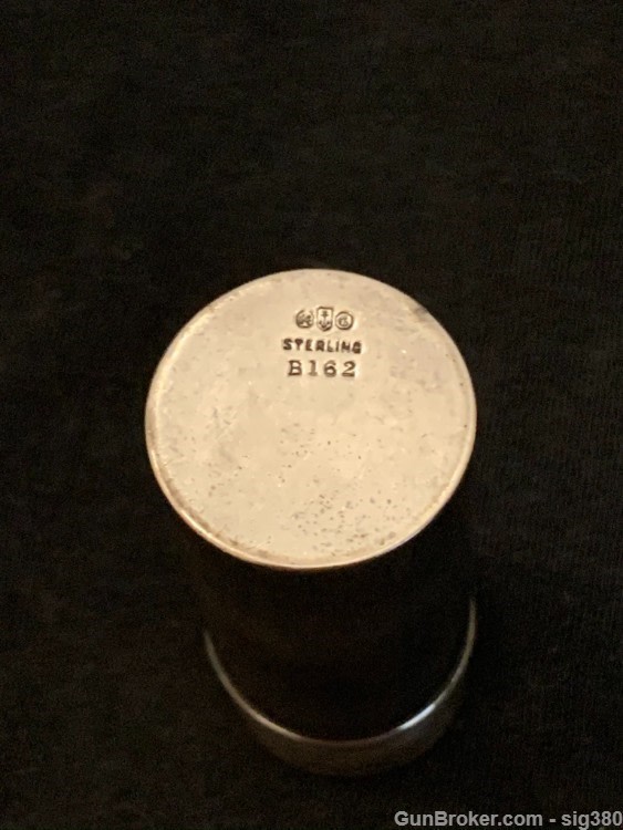 ANTIQUE STERLING SILVER CYLINDER STICK MATCH CASE, 41 GRAMS-img-4