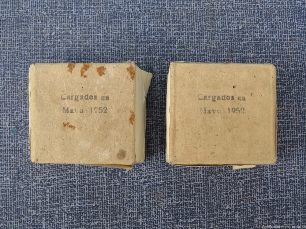 9mm SPANISH AMMUNITION CARTUCHOS 50 rounds in 2 ORIGINAL BOXES #1 -img-5