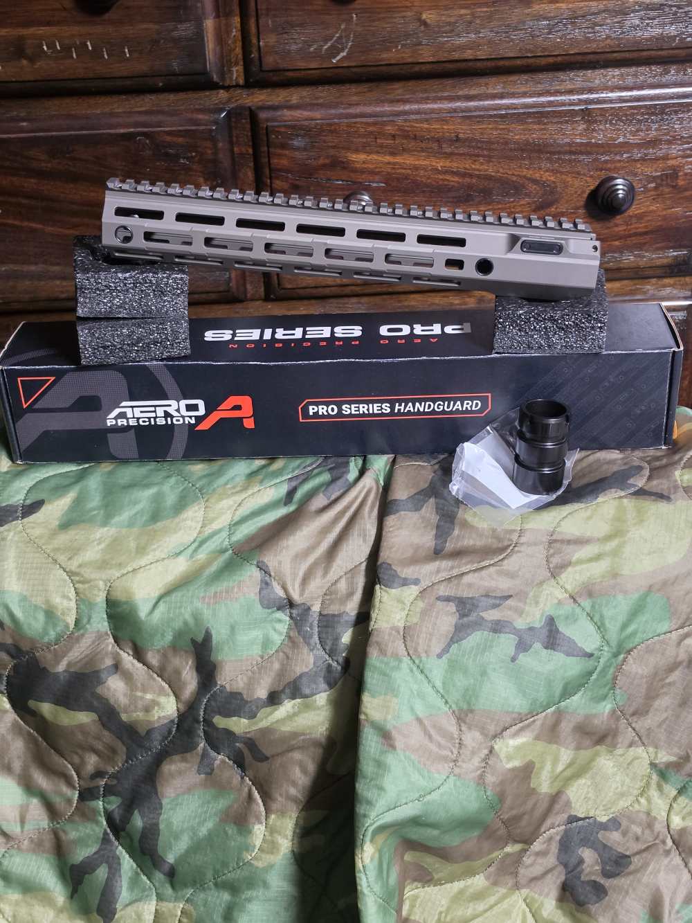 Aero Precision 12.7" Pro MOD 4 M-LOK Handguard Kodiak Brown Anodized - Rare-img-0