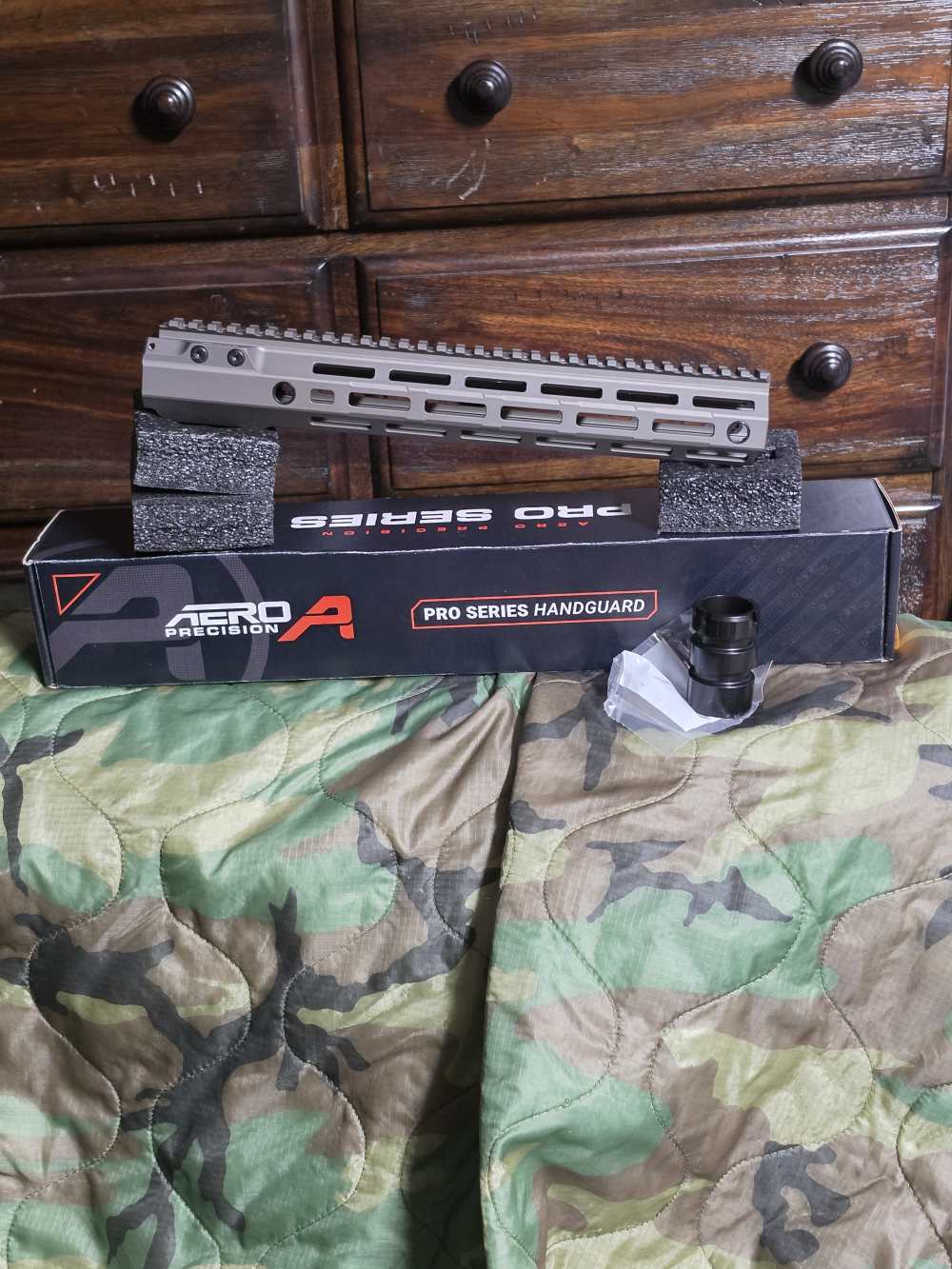 Aero Precision 12.7" Pro MOD 4 M-LOK Handguard Kodiak Brown Anodized - Rare-img-3