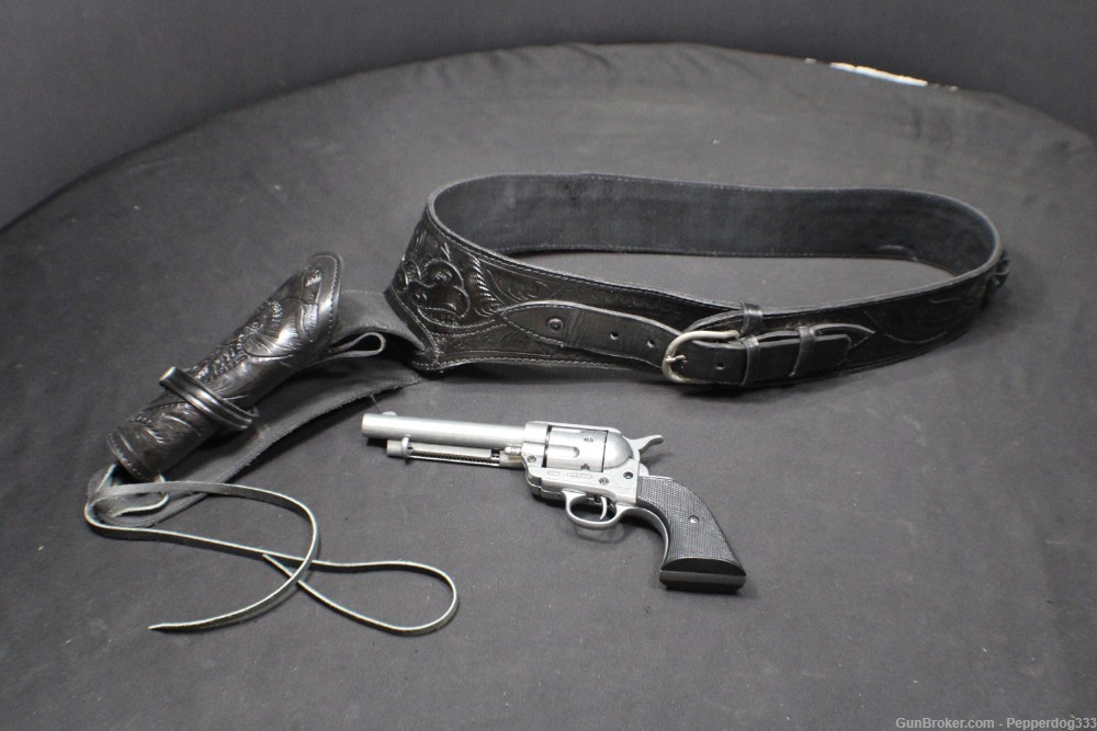 Old West M 1873 Fast Draw Frontier Revolver 45 Cal. Peacemaker & Holster-img-0