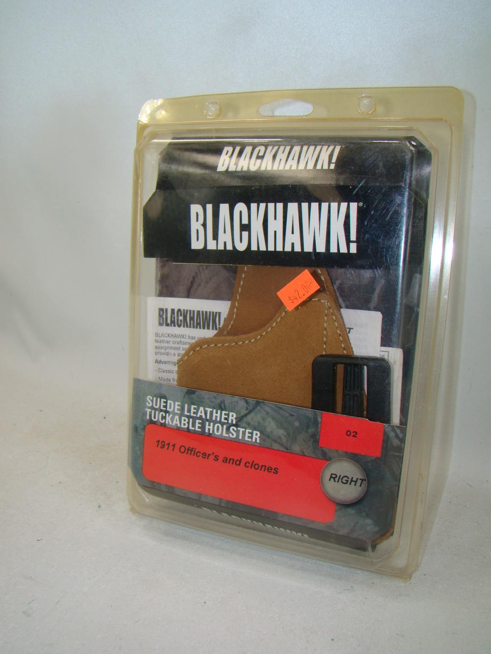 BLACKHAWK Holster "Tuckable" for 1911 officers but will fit GLOCK 43 R/H-img-0