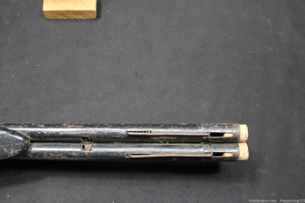 An Antique Wyandotte Brand All Metal Products a Toy Two Barrel Cork Gun-img-5