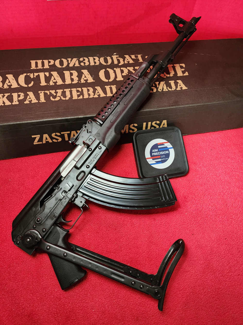 ZASTAVA CUSTOME ZPAPM70 7.62X39 AK-47 ALL ZASTAVA UNDERFOLDING, UPPER STEEL-img-3