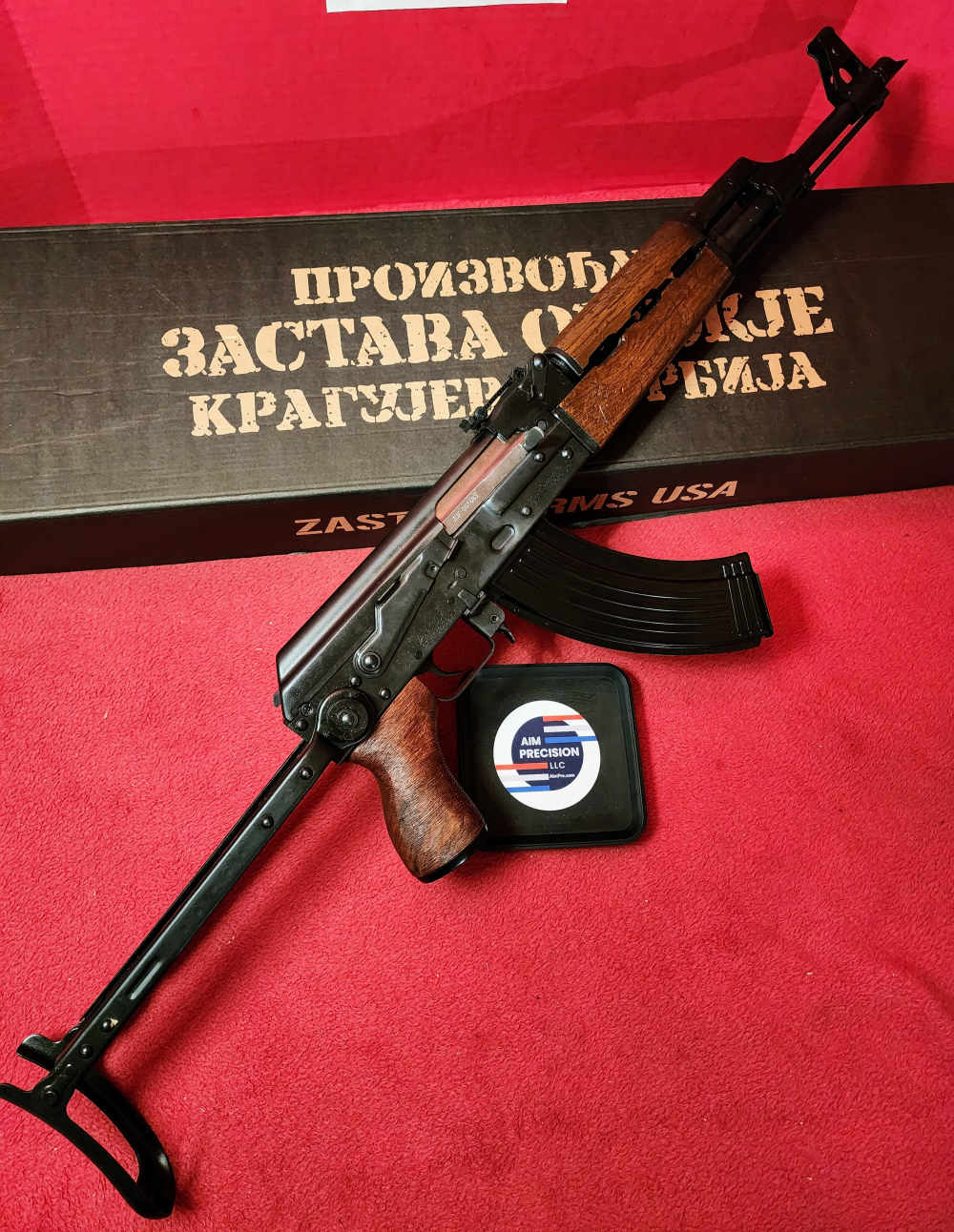 ZASTAVA ZPAP M70 7.62X39 FRONTLINE CUSTOME WOOD UNDERFOLDING STOCK -img-0
