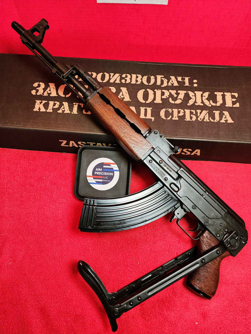 ZASTAVA ZPAP M70 7.62X39 FRONTLINE CUSTOME WOOD UNDERFOLDING STOCK -img-3