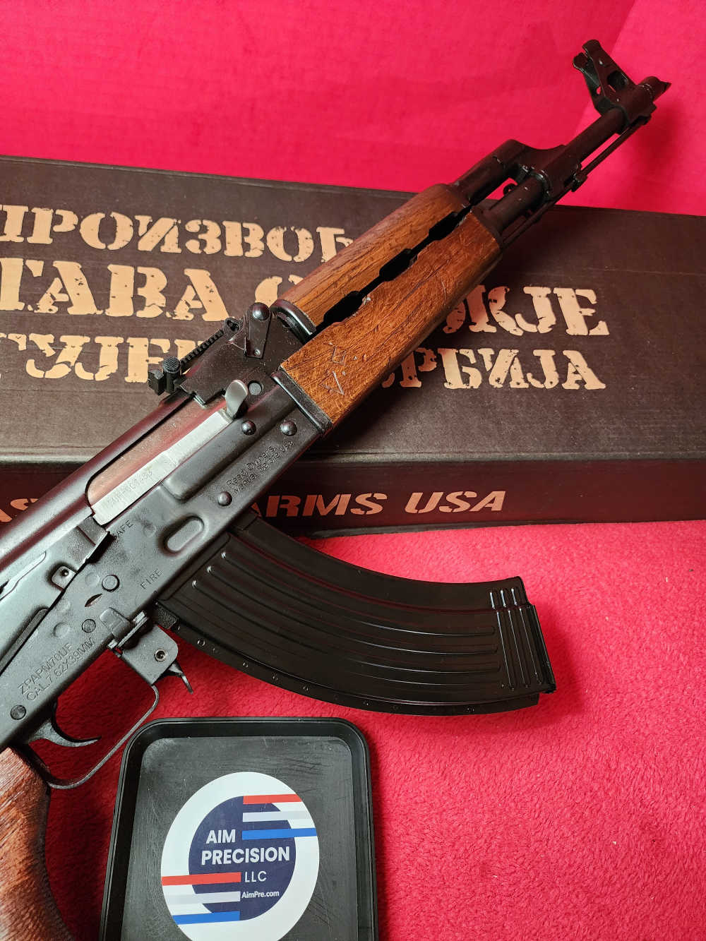 ZASTAVA ZPAP M70 7.62X39 FRONTLINE CUSTOME WOOD UNDERFOLDING STOCK -img-1