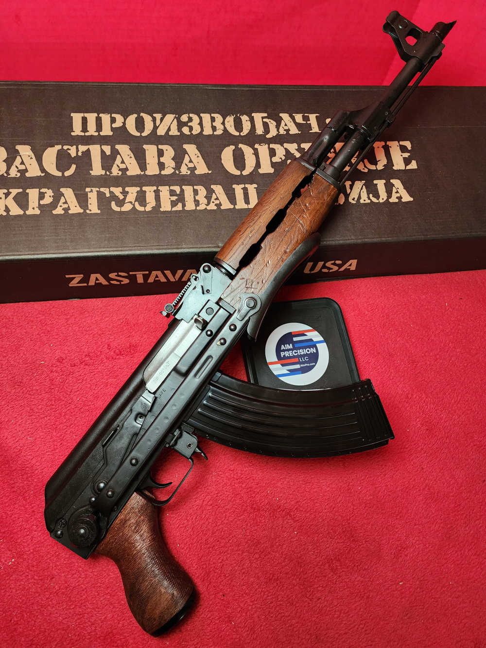 ZASTAVA ZPAP M70 7.62X39 FRONTLINE CUSTOME WOOD UNDERFOLDING STOCK -img-7