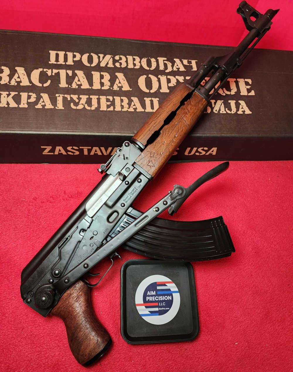 ZASTAVA ZPAP M70 7.62X39 FRONTLINE CUSTOME WOOD UNDERFOLDING STOCK -img-6