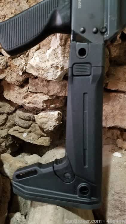 Buttstock for Slant cut Yugo AK47 black polymer Magpul Zhukov Zastava AK 47-img-2