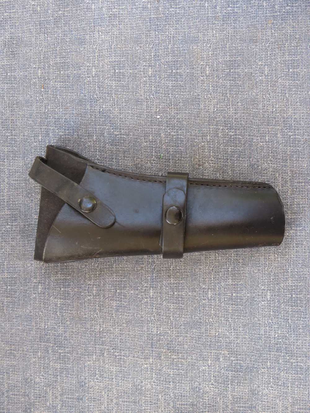 BRAUER BROS H30 H 30 BLACK LEATHER HOLSTER LEFT HANDED 9 inches-img-1