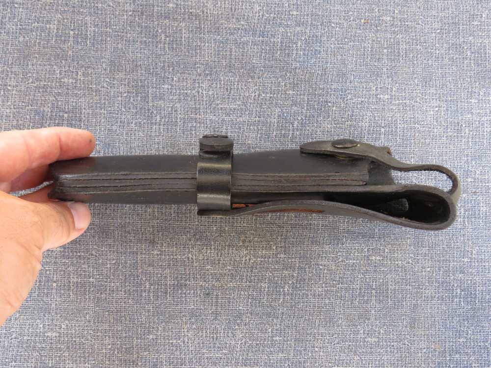 BRAUER BROS H30 H 30 BLACK LEATHER HOLSTER LEFT HANDED 9 inches-img-7