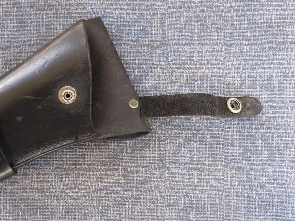BRAUER BROS H30 H 30 BLACK LEATHER HOLSTER LEFT HANDED 9 inches-img-9