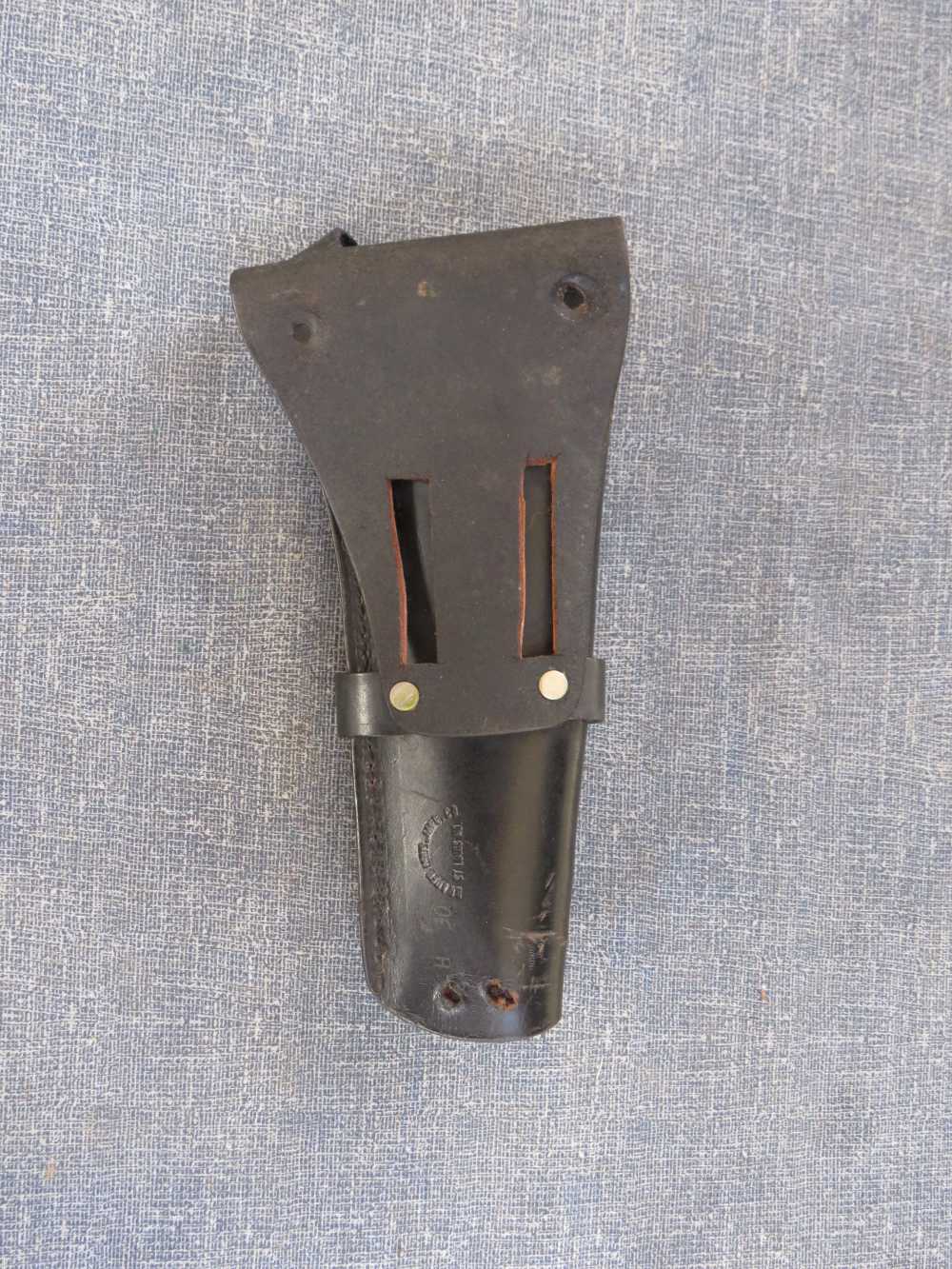 BRAUER BROS H30 H 30 BLACK LEATHER HOLSTER LEFT HANDED 9 inches-img-4