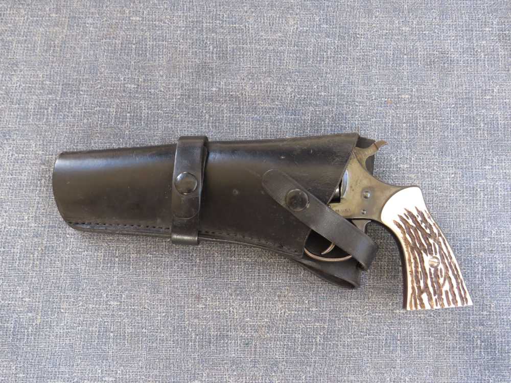 BRAUER BROS H30 H 30 BLACK LEATHER HOLSTER LEFT HANDED 9 inches-img-10