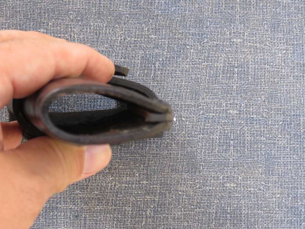 BRAUER BROS H30 H 30 BLACK LEATHER HOLSTER LEFT HANDED 9 inches-img-6