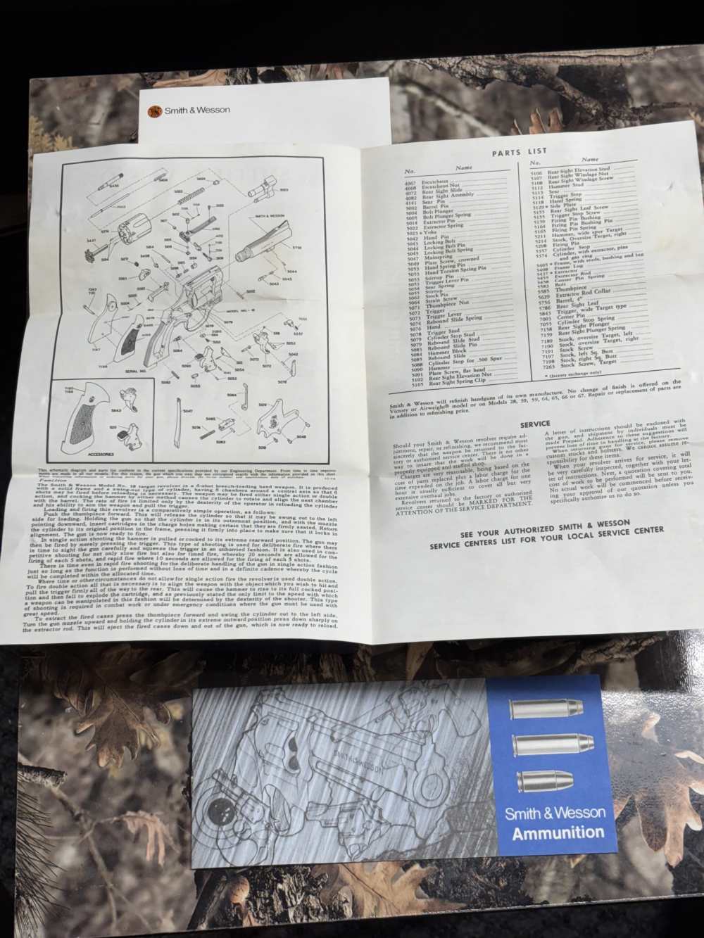 Vintage Smith & Wesson factory box with adds and memorabilia-img-5
