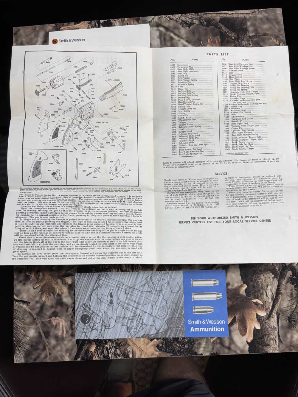 Vintage Smith & Wesson factory box with adds and memorabilia-img-7