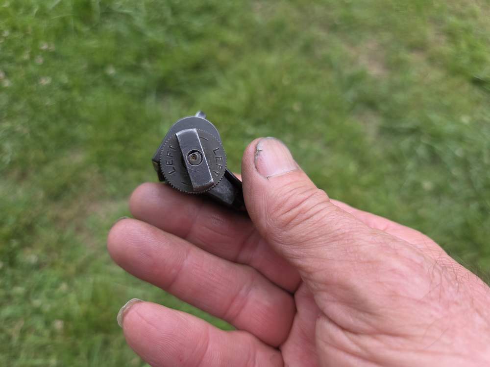 M1 GARAND WW2 rear sight complete GI -img-2