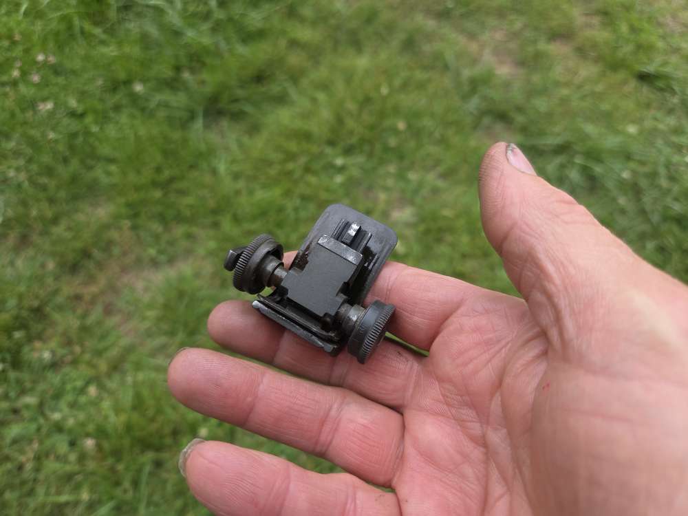 M1 GARAND WW2 rear sight complete GI -img-5