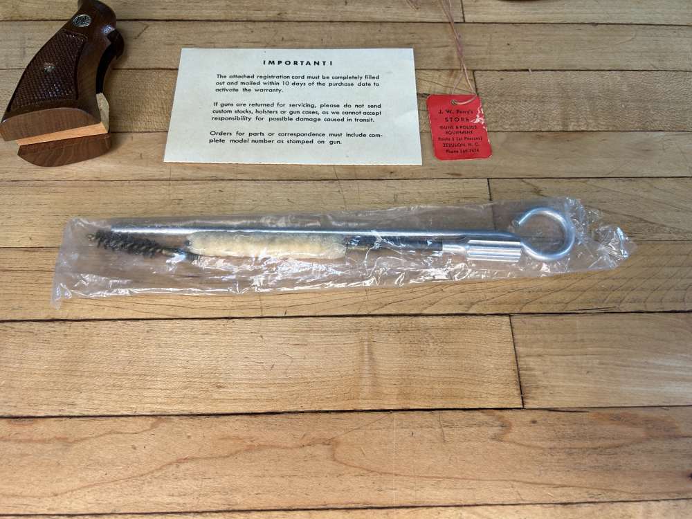 Smith & Wesson 14-3 Revolver .38 SPL VGC OEM Box 8 3/8" Target Masterpiece -img-1