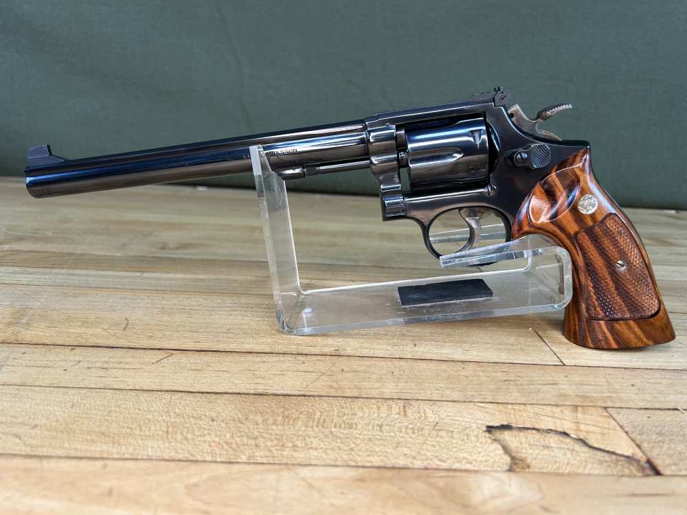 Smith & Wesson 14-3 Revolver .38 SPL VGC OEM Box 8 3/8" Target Masterpiece -img-4
