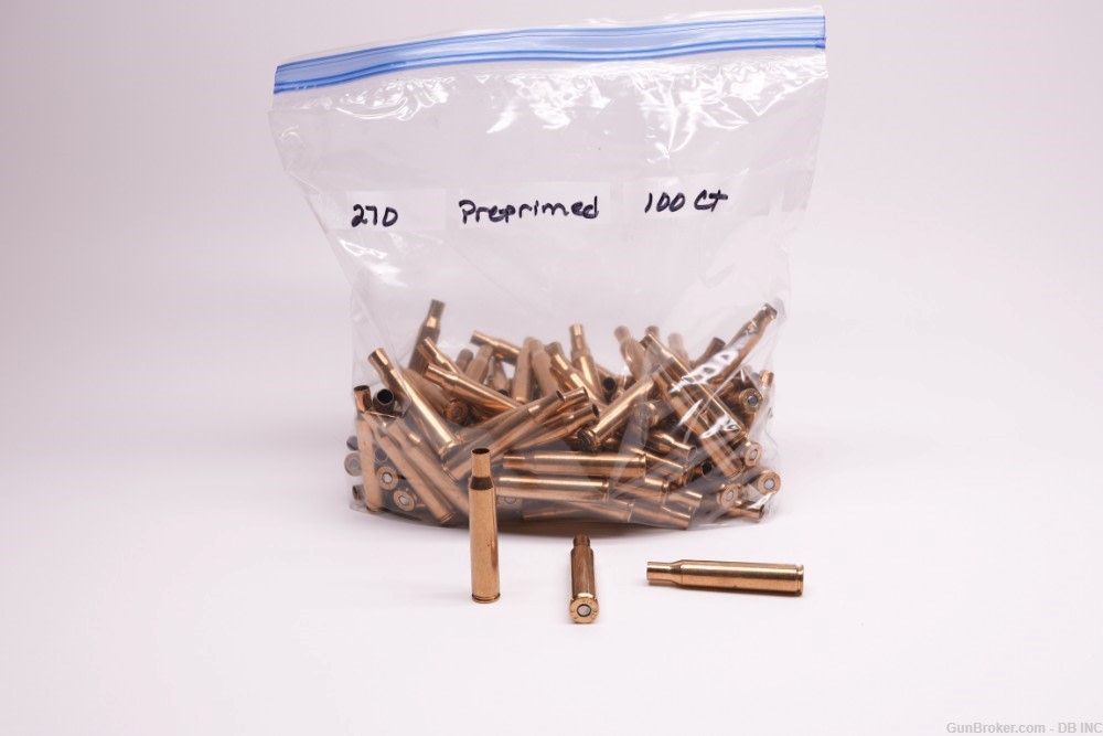 270 Winchester Primed brass 100 count-img-0