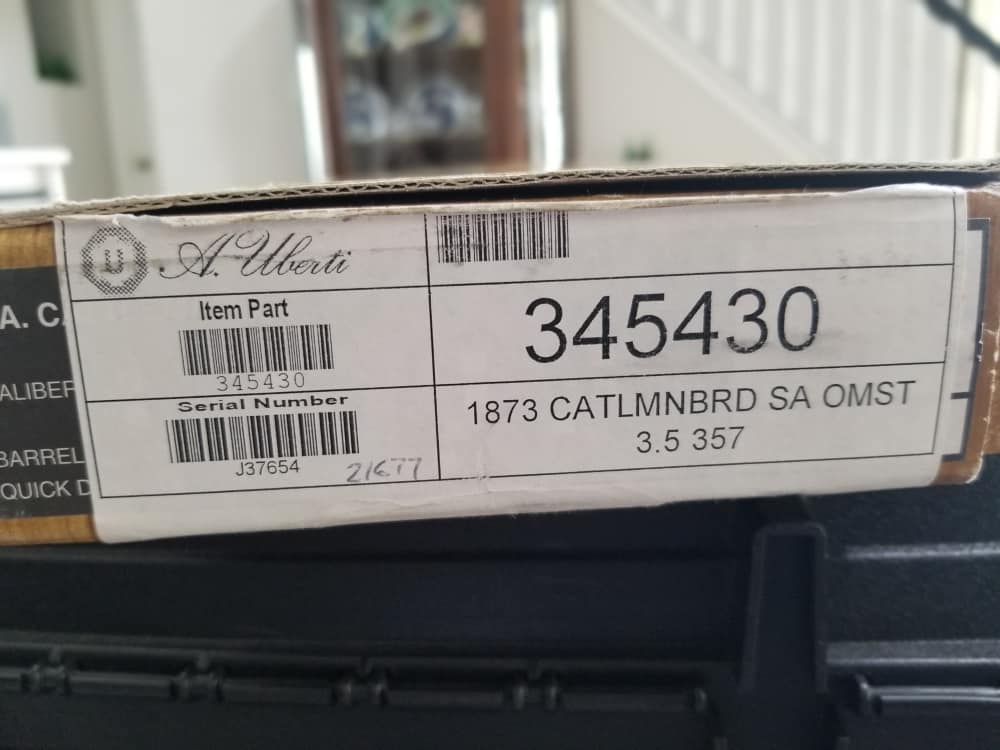 Uberti 1873 Cattleman .357 Magnum 3.5" Barrel (with original box)-img-1