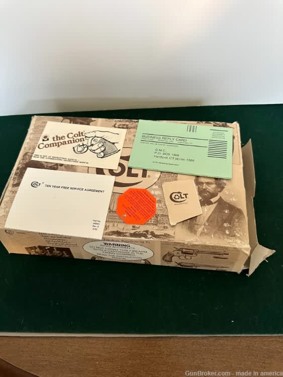 Colt Python 6" Stain steel 357 Mag LNIB Manufactured in 1995-img-9