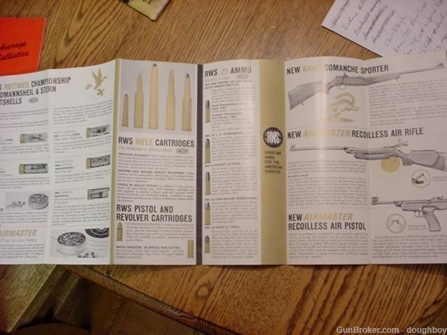 RWS .22 revolver Comanche Airmaster Krico Falcon Brochure-img-1