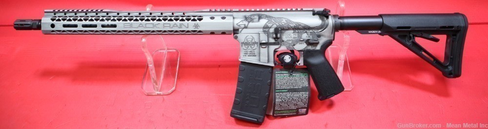 NEW Black Rain Ordnance Spec15 AR15 5.56  Battleworn Custom Cerakote -img-1