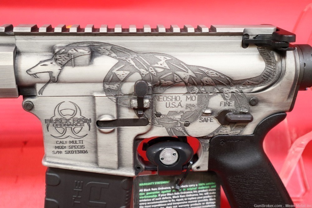 NEW Black Rain Ordnance Spec15 AR15 5.56  Battleworn Custom Cerakote -img-2