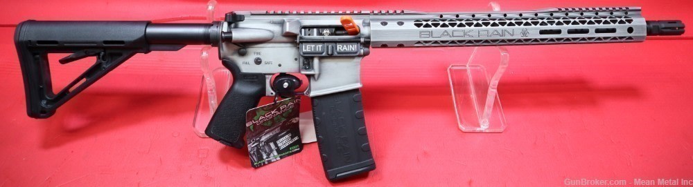 NEW Black Rain Ordnance Spec15 AR15 5.56  Battleworn Custom Cerakote -img-3