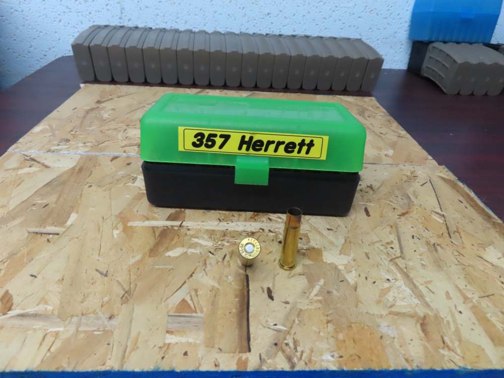 357 Herrett Reloading Brass for sale 50 ct-img-0
