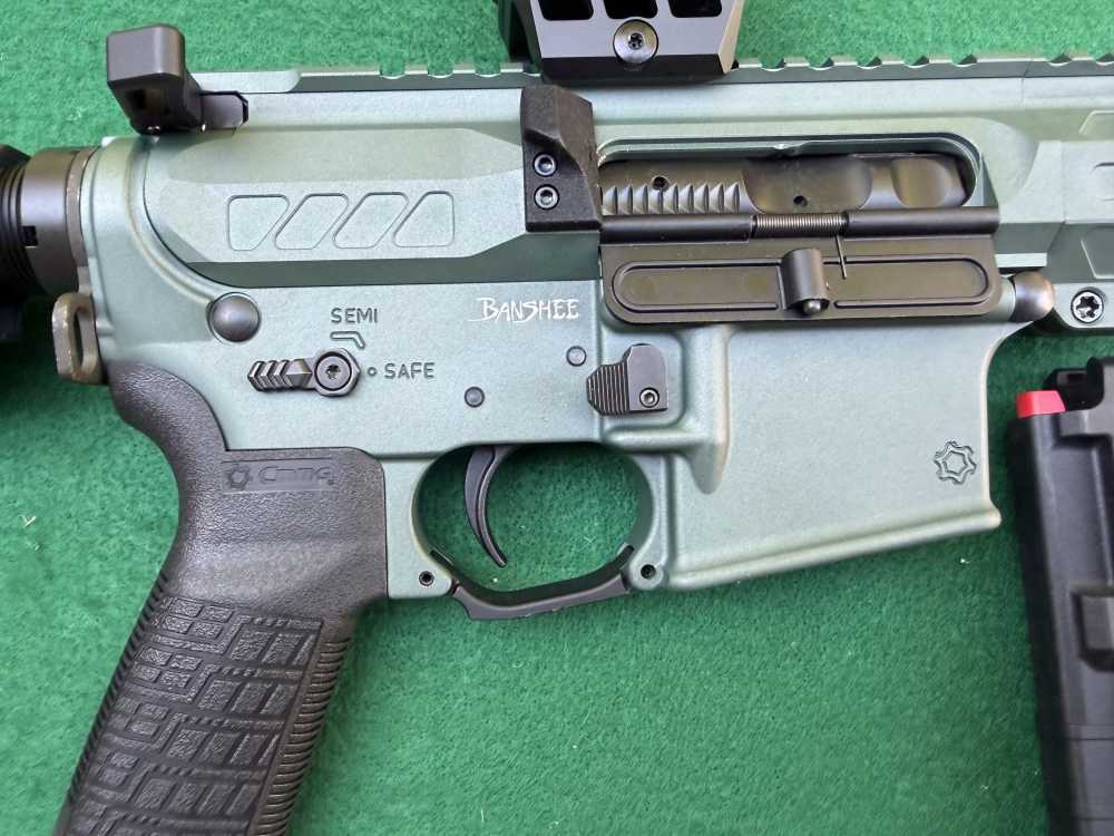 CMMG Banshee Mk4 5.7x28mm 5" Barrel Charcoal Green Holosun AEMS-img-1